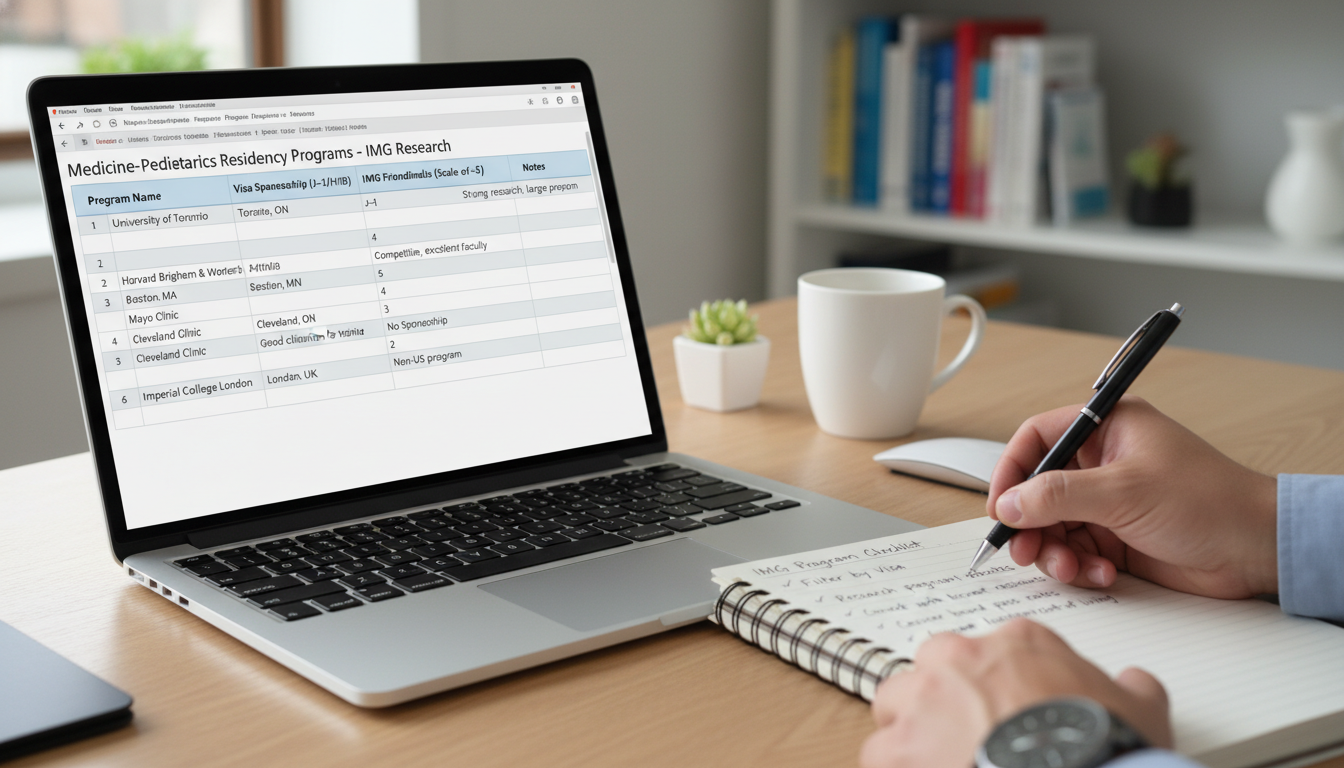 Spreadsheet of medicine pediatrics residency program research Spreadsheet of medicine pediatrics residency program research - IMG residency guide for How to Research Programs for Internat