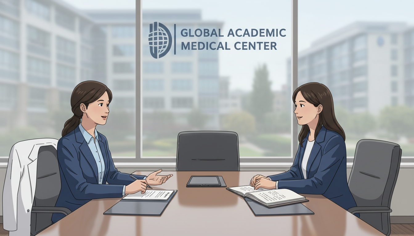 International medical graduate discussing red flags during a residency interview International medical graduate discussing red flags during a residency interview - IMG residency guide for Addressing Red Fla
