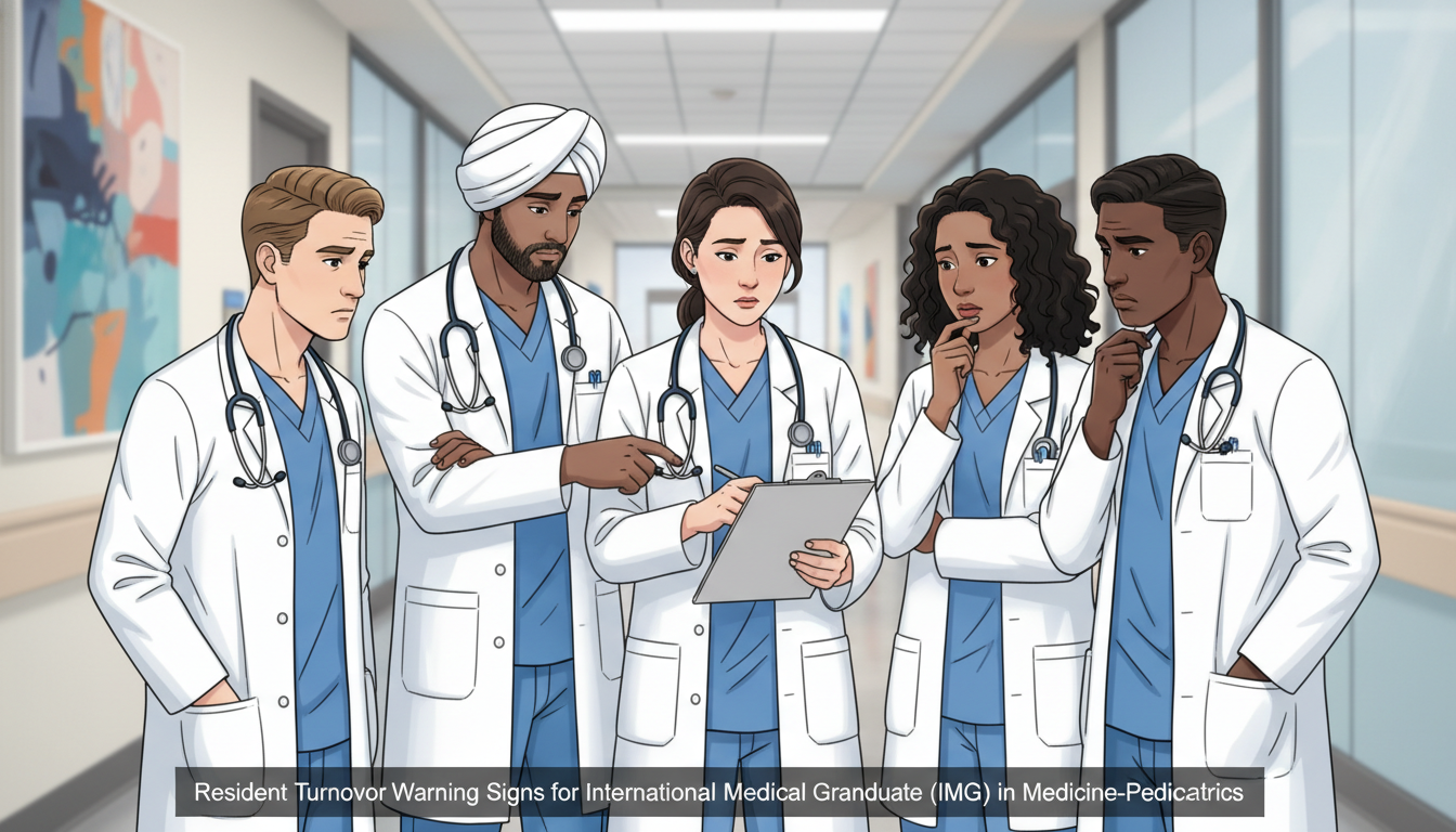 Key Resident Turnover Warning Signs for IMGs in Med-Peds Residency