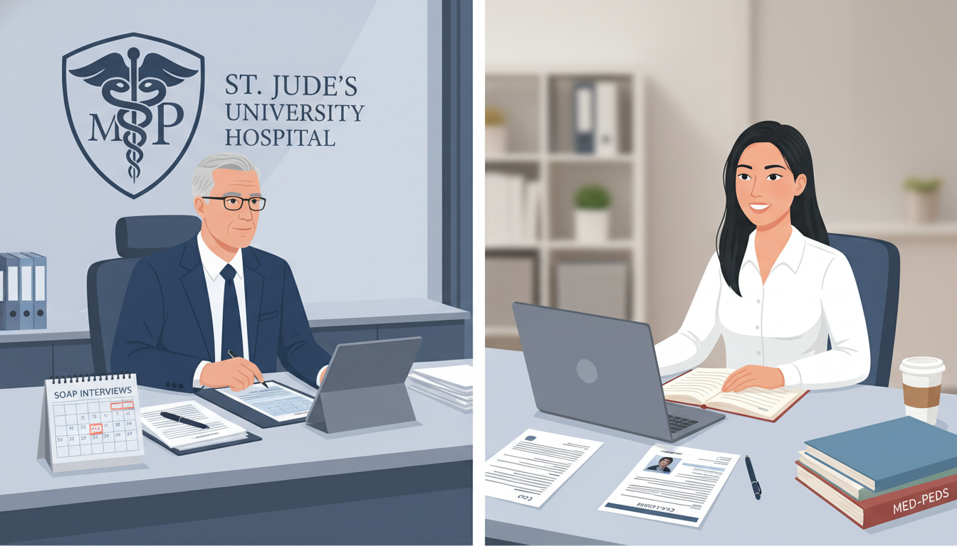 Residency program director interviewing an IMG applicant during SOAP - IMG residency guide for SOAP Preparation for Internati