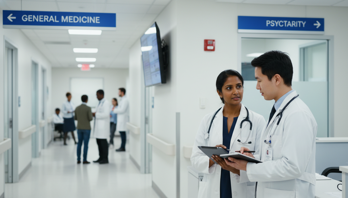 International medical graduate receiving feedback during an away rotation - IMG residency guide for Away Rotation Strategy fo