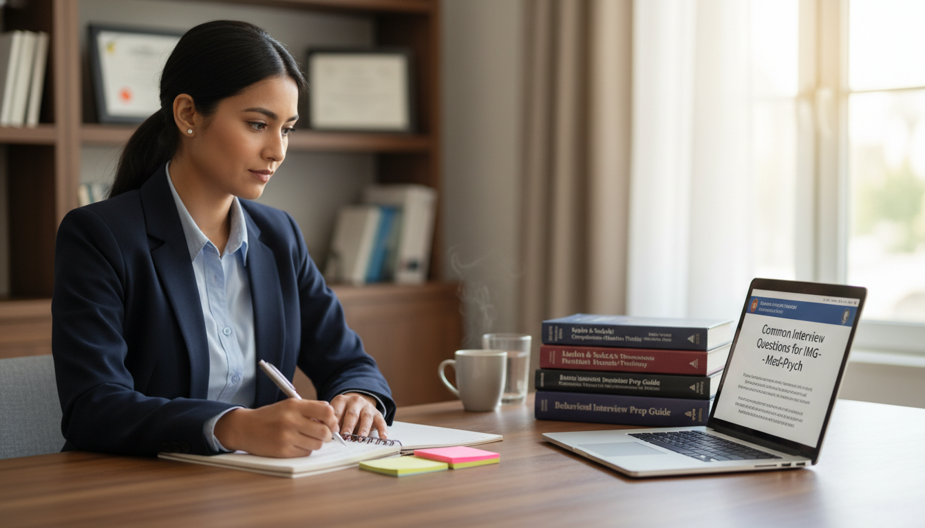 IMG preparing for behavioral residency interview - IMG residency guide for Common Interview Questions for International Medic