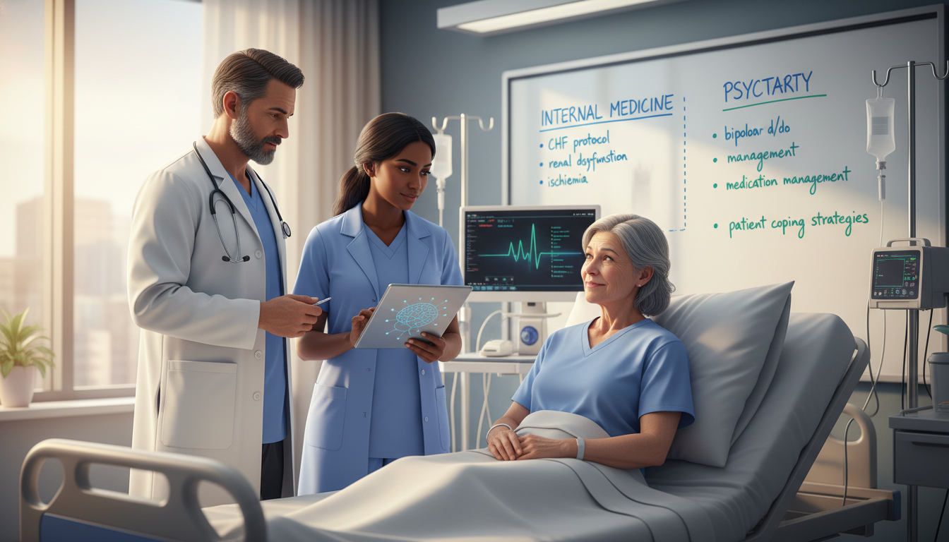 International medical graduate in clinical rotation with internal medicine and psychiatry team - IMG residency guide for Low