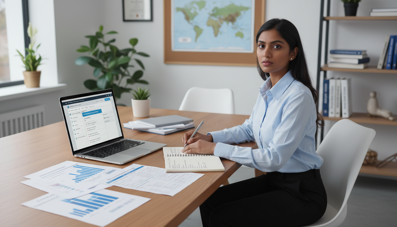 International medical graduate reviewing their residency application profile - IMG residency guide for Program Selection Stra