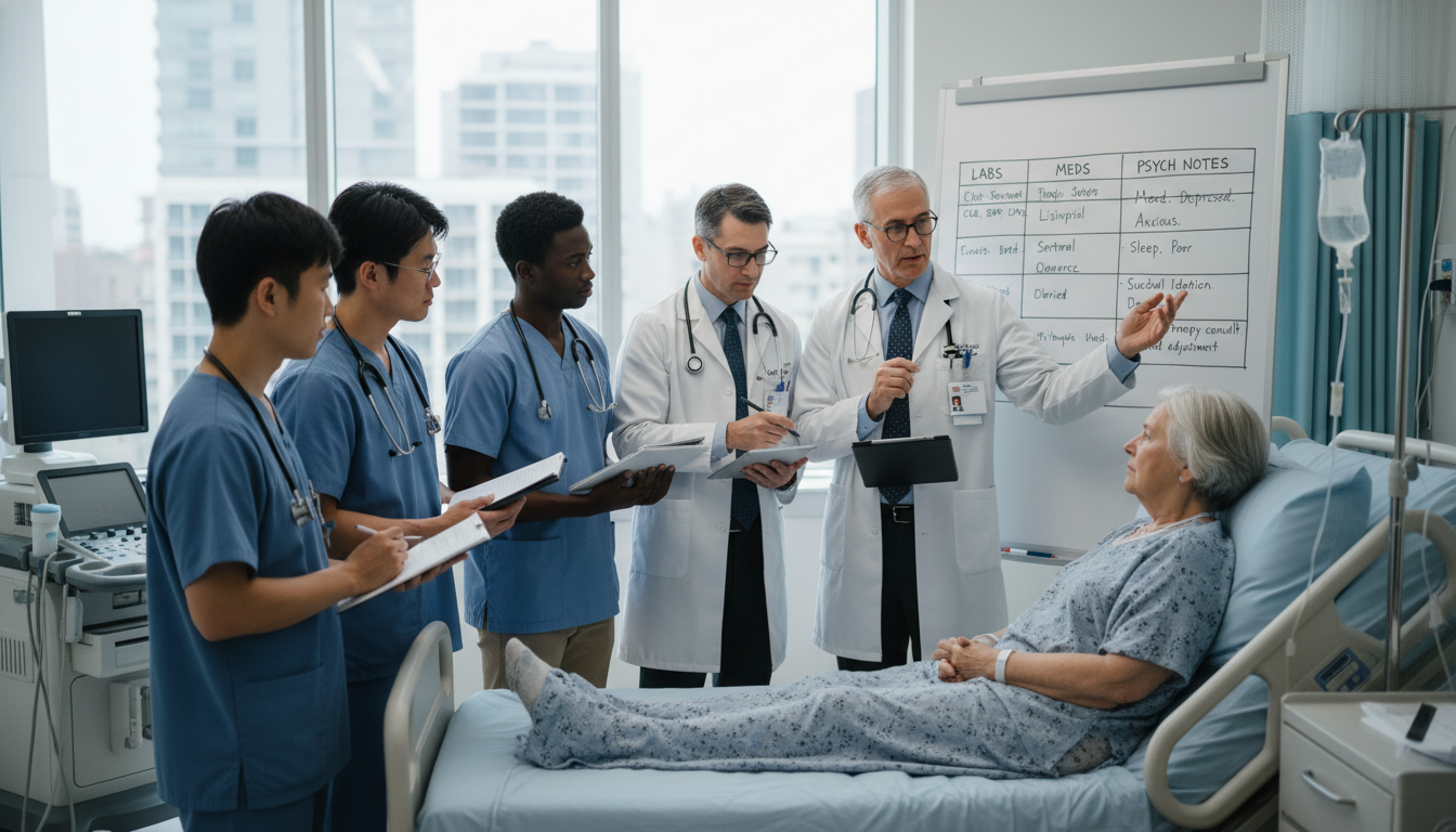 Medicine-psychiatry residents working on an integrated ward - IMG residency guide for Questions to Ask Programs for Internati