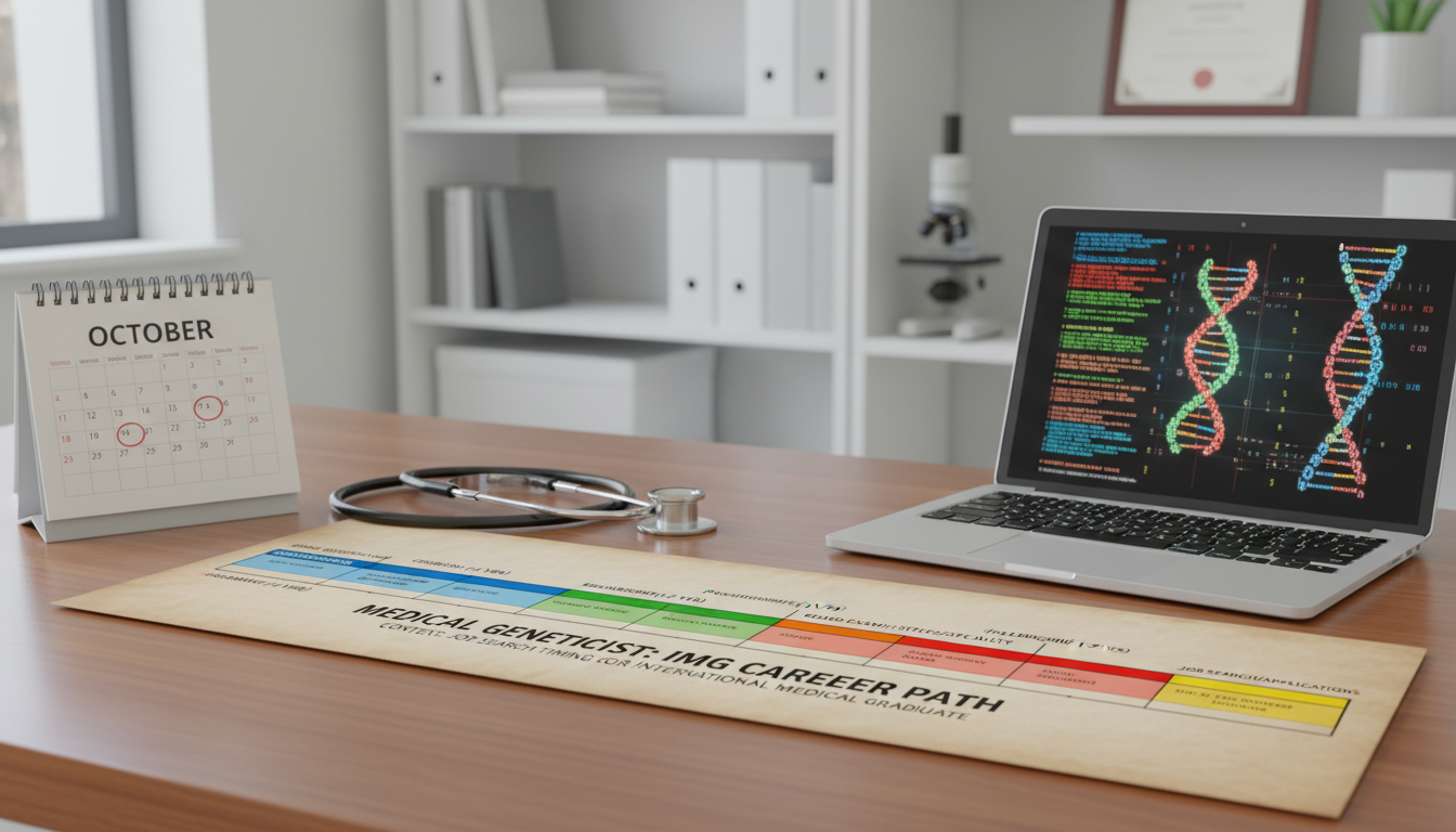 Timeline planning for medical genetics training and job search Timeline planning for medical genetics training and job search - IMG residency guide for Job Search Timing for International