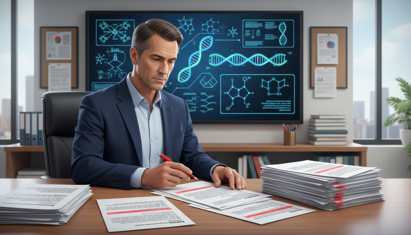 Residency program director reviewing an application with potential red flags Residency program director reviewing an application with potential red flags - IMG residency guide for Addressing Red Flags f