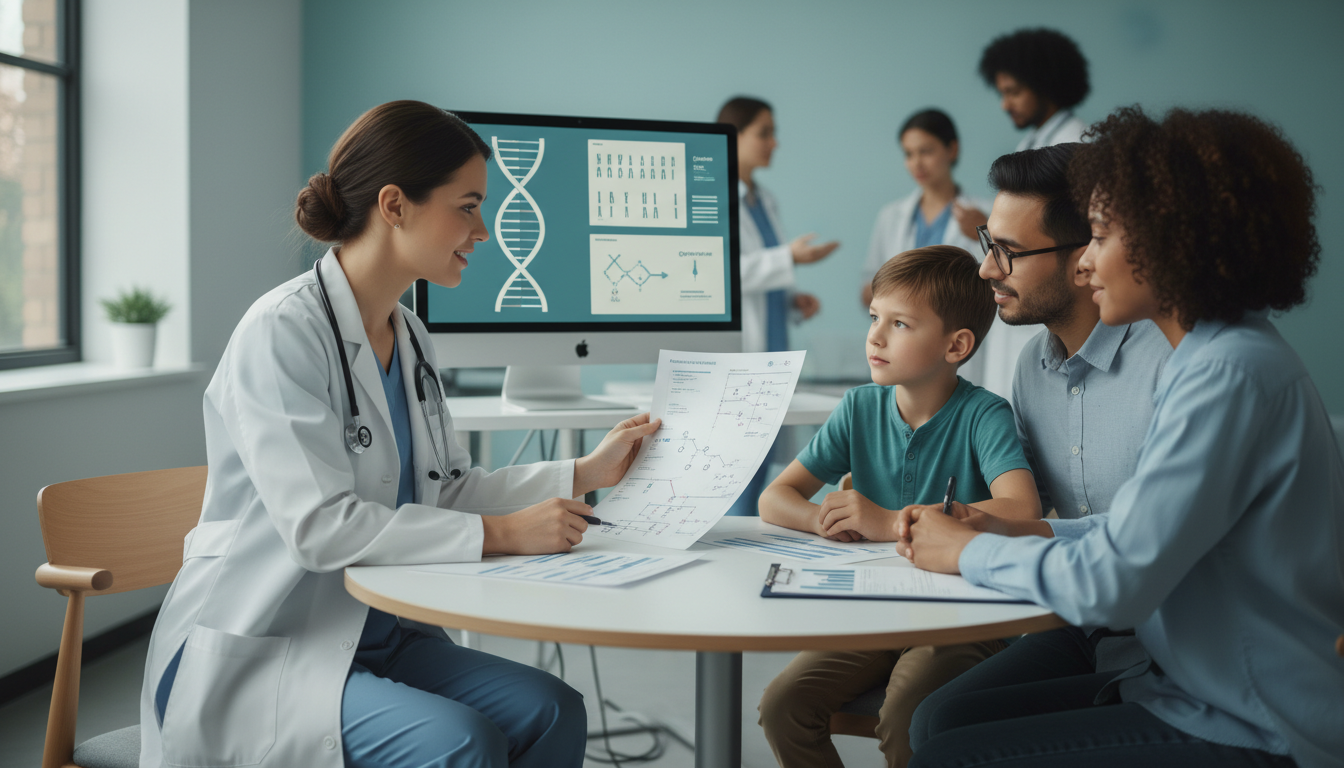 Resident physician in medical genetics clinic during training - IMG residency guide for SOAP Preparation for International Me
