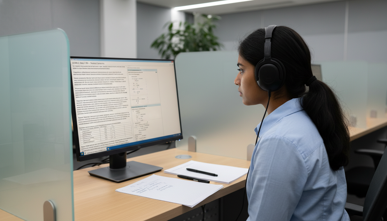 International medical graduate taking a computer-based exam International medical graduate taking a computer-based exam - IMG residency guide for USMLE Step 2 CK Preparation for Interna