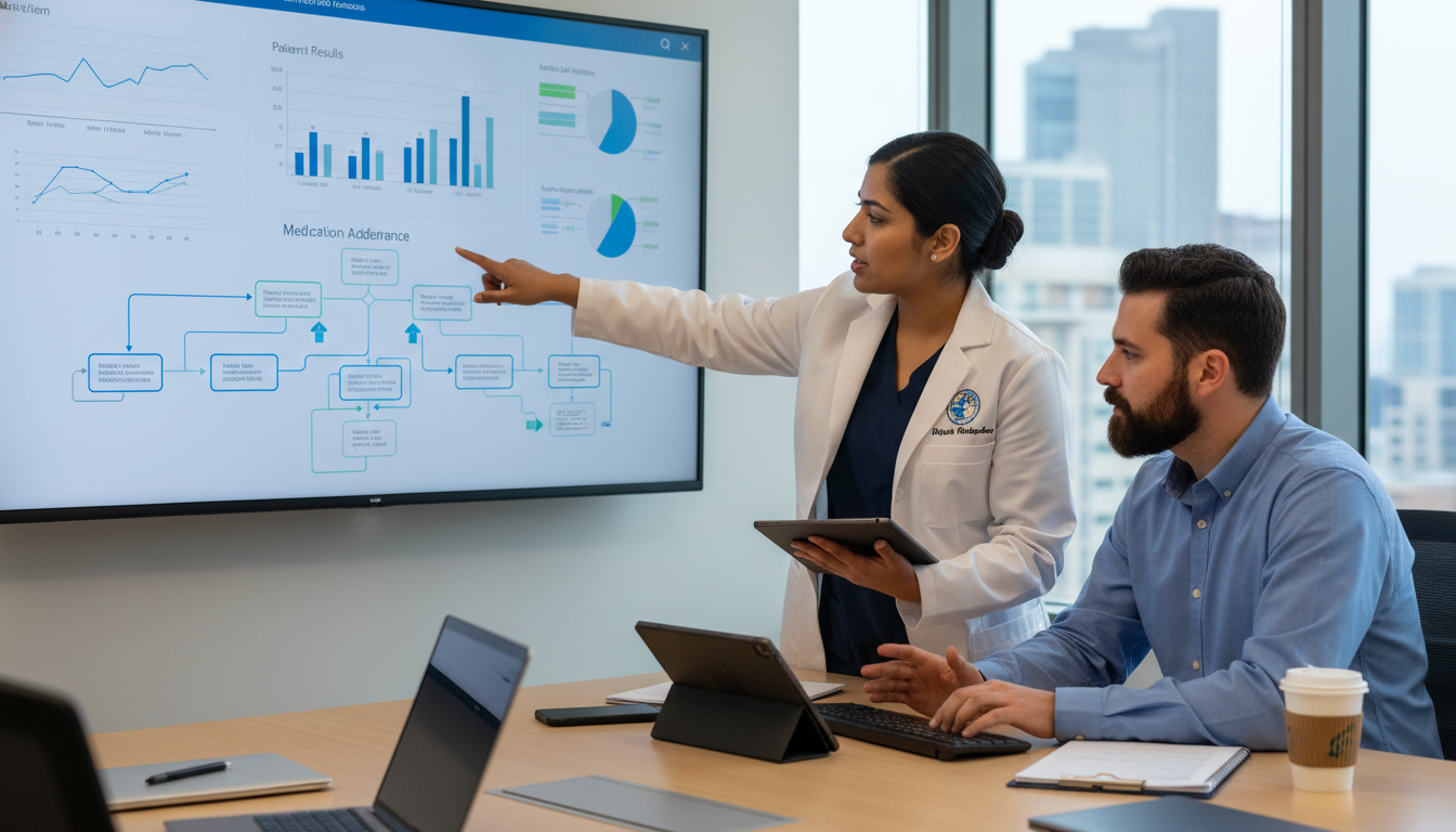 Clinical informatics resident discussing EHR optimization Clinical informatics resident discussing EHR optimization - IMG residency guide for CV Building for International Medical Gra