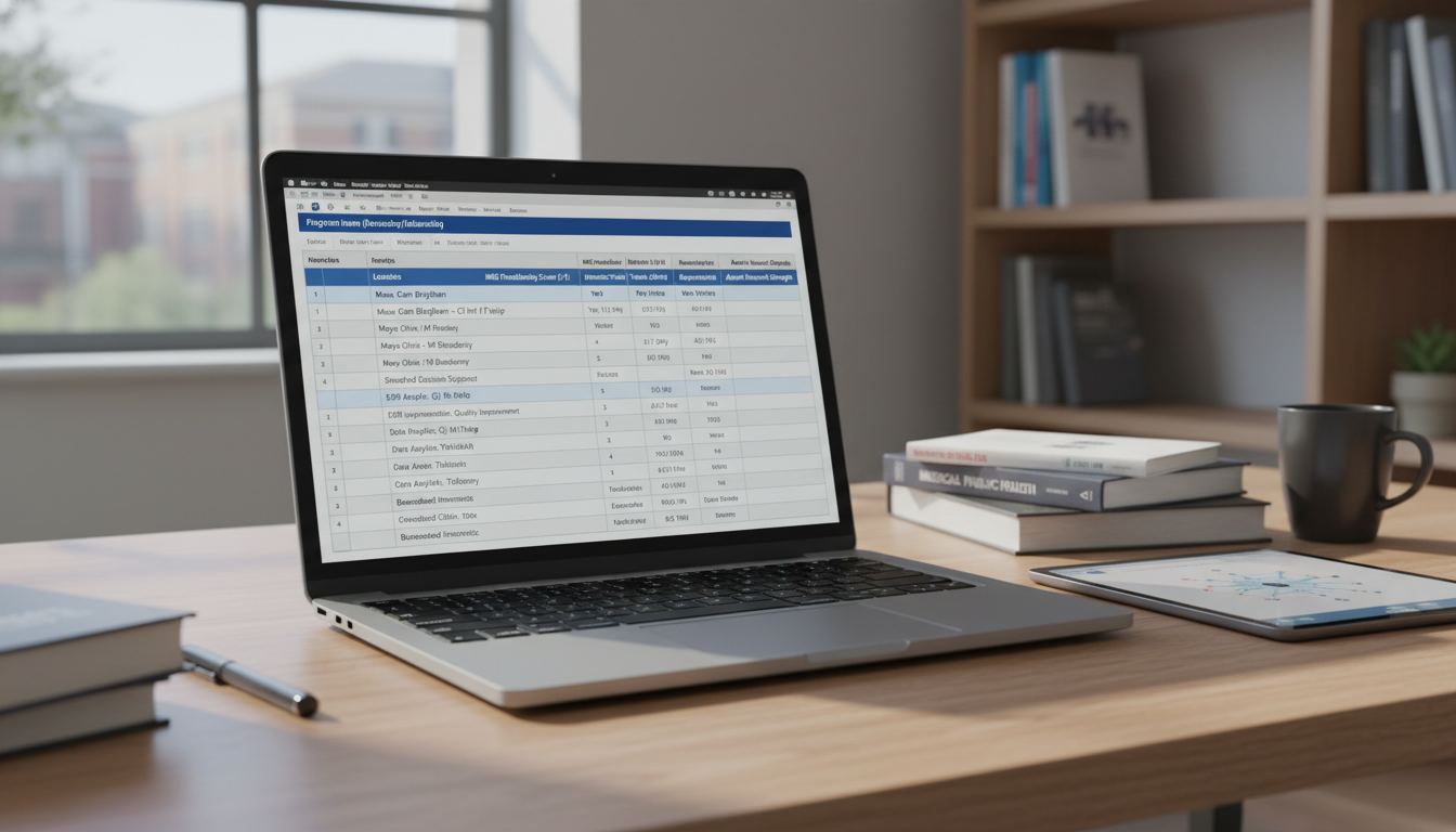 Spreadsheet comparing clinical informatics residency and fellowship programs Spreadsheet comparing clinical informatics residency and fellowship programs - IMG residency guide for How to Research Progra