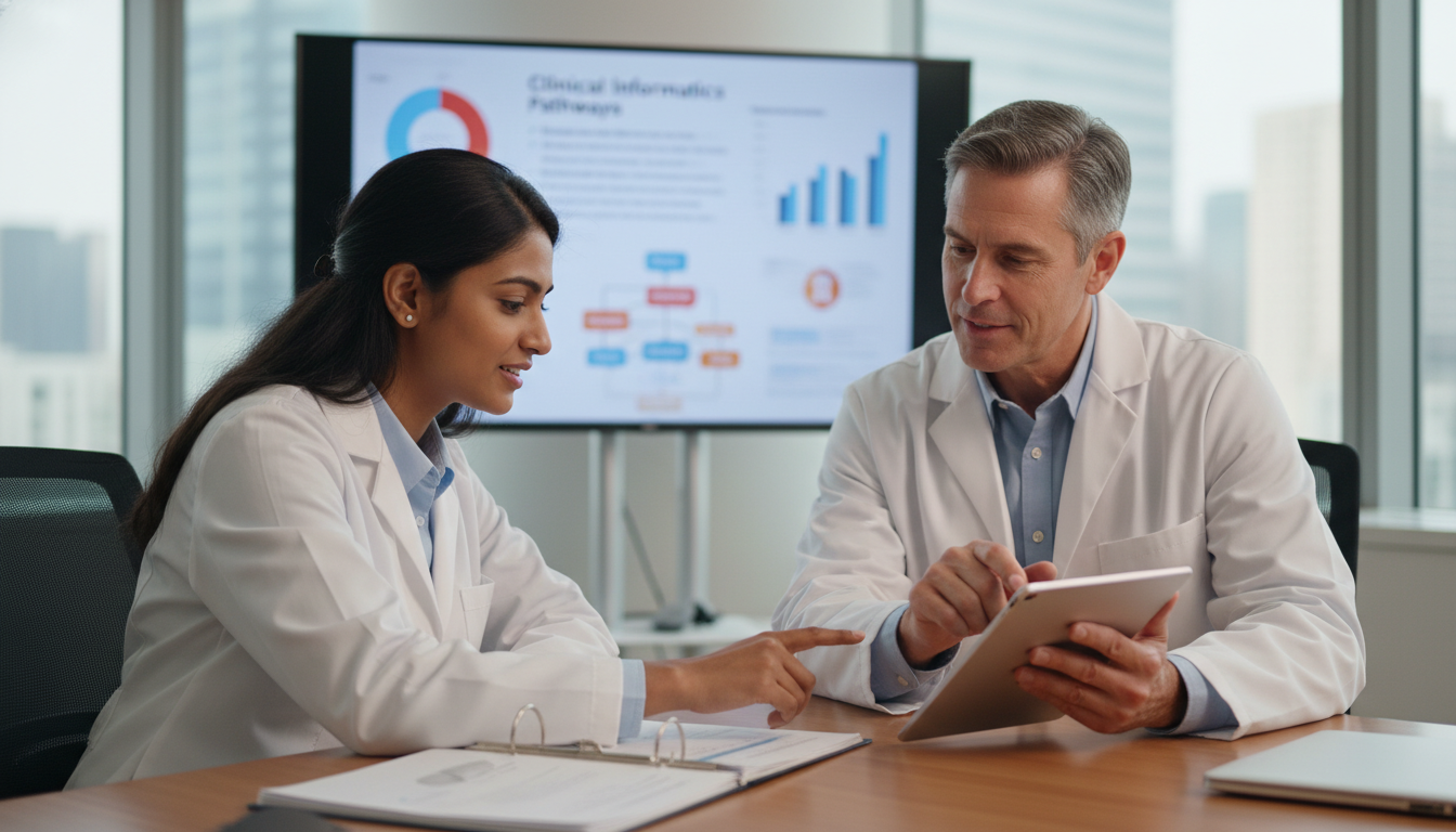 International medical graduate discussing residency options with mentor International medical graduate discussing residency options with mentor - IMG residency guide for How to Research Programs fo