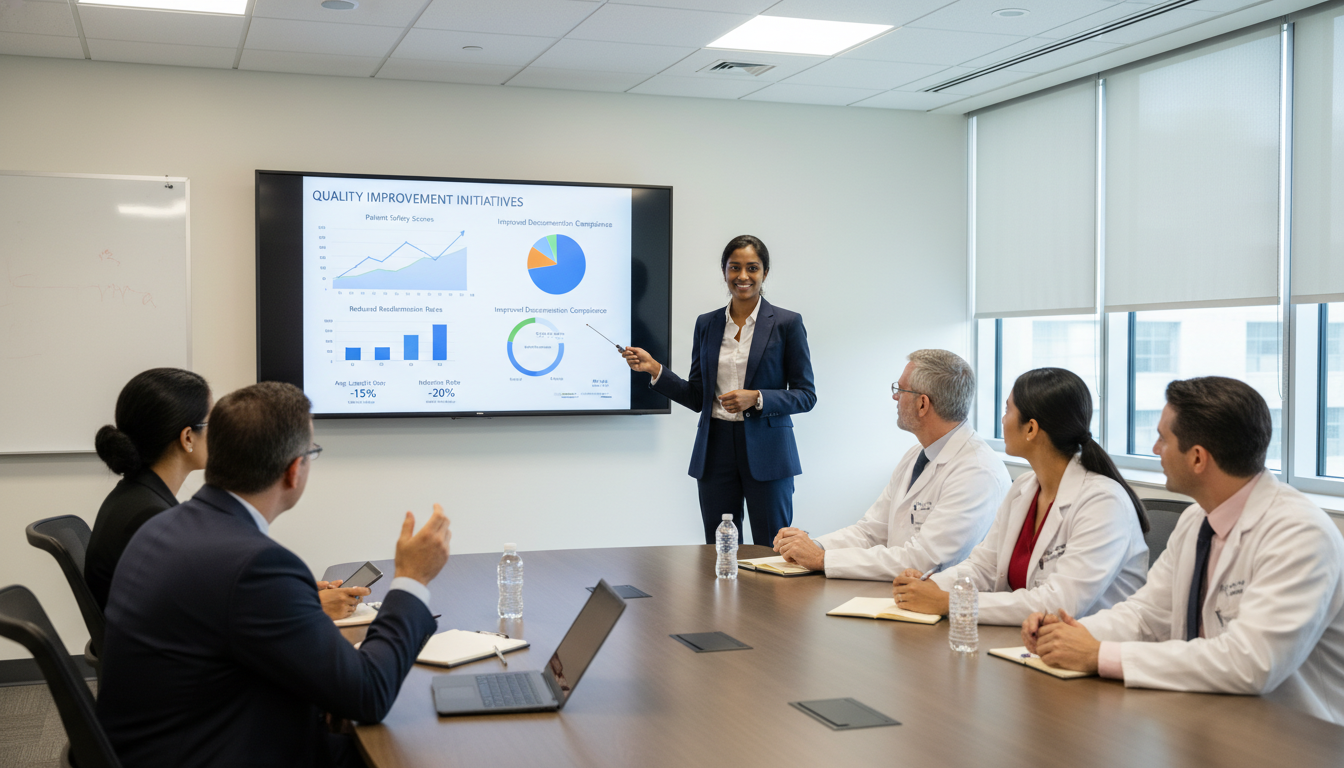 IMG presenting a clinical informatics project that highlights growth after academic setbacks IMG presenting a clinical informatics project that highlights growth after academic setbacks - IMG residency guide for Addres