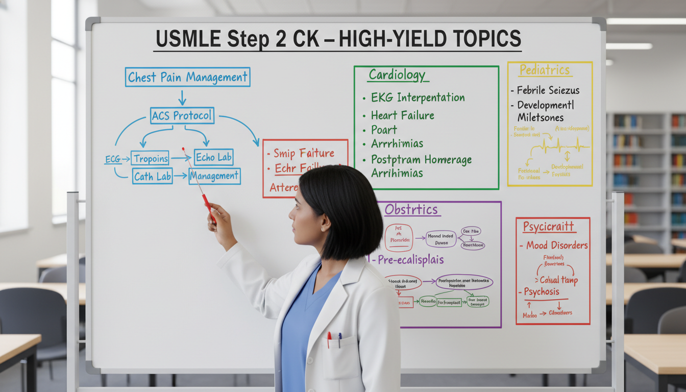 High-yield clinical topics board review for USMLE Step 2 CK - IMG residency guide for USMLE Step 2 CK Preparation for Interna