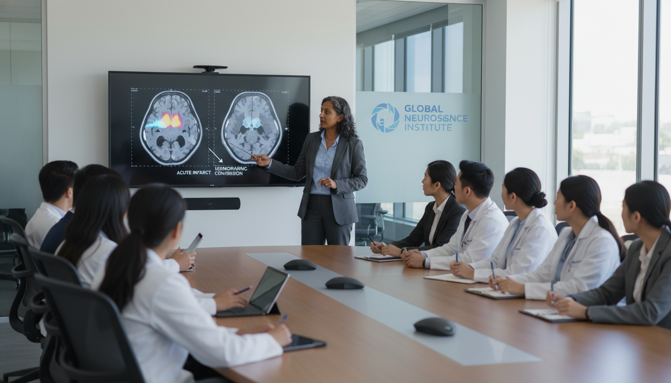 Neurology attending teaching residents on stroke imaging Neurology attending teaching residents on stroke imaging - IMG residency guide for Academic vs Private Practice for Internati