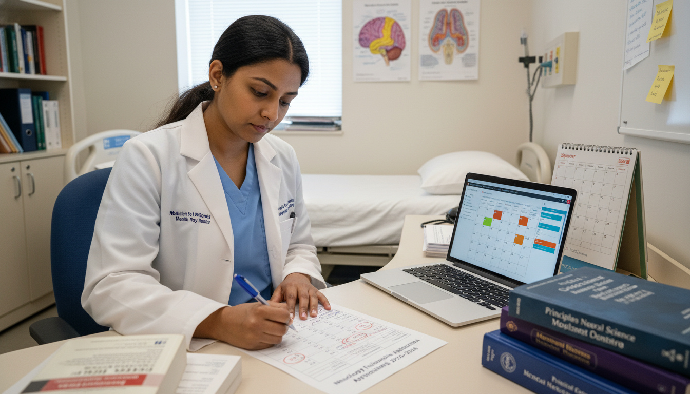 Neurology resident planning fellowship application timeline - IMG residency guide for Fellowship Preparation for Internationa