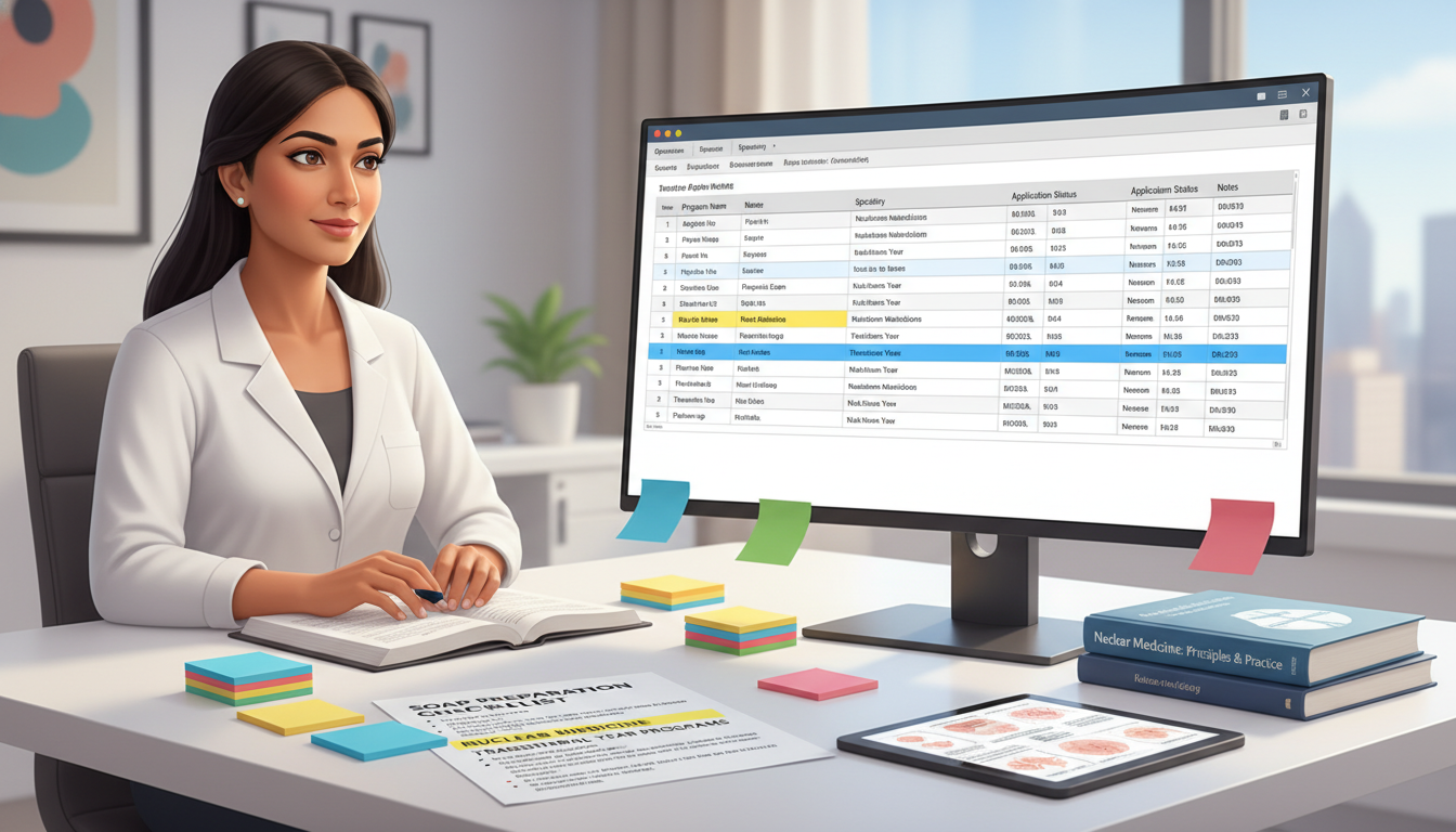 International medical graduate organizing SOAP strategy for nuclear medicine - IMG residency guide for SOAP Preparation for I