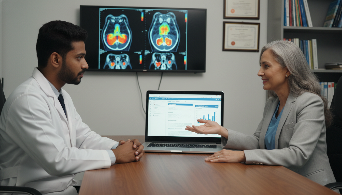 IMG discussing nuclear medicine residency application strategy with mentor - IMG residency guide for Step Score Strategy for