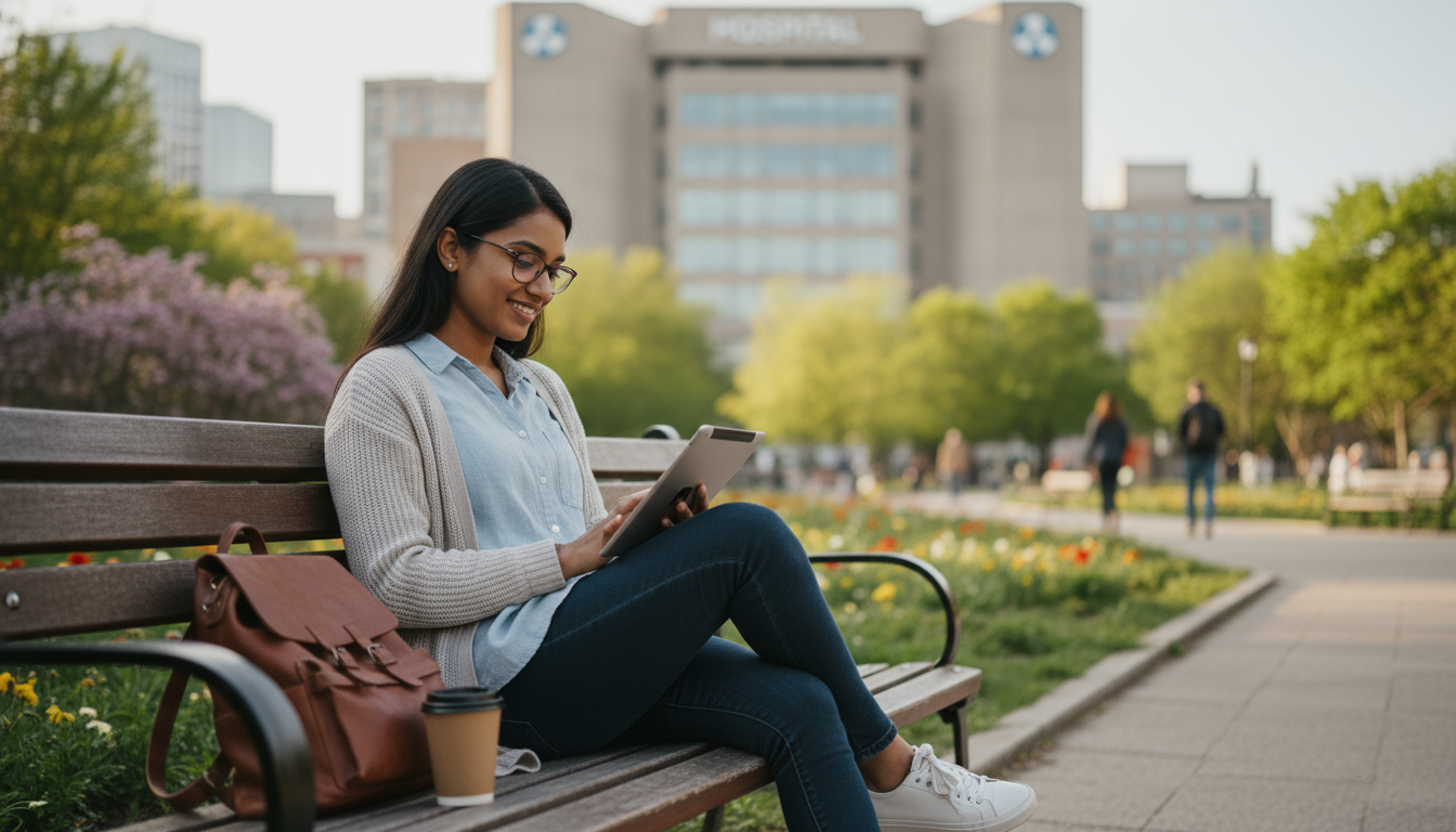 Nuclear medicine resident enjoying personal time outside the hospital Nuclear medicine resident enjoying personal time outside the hospital - IMG residency guide for Work-Life Balance Assessment