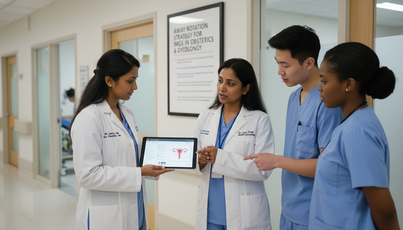 International medical graduate presenting an obstetrics case to attending and residents International medical graduate presenting an obstetrics case to attending and residents - IMG residency guide for Away Rotati