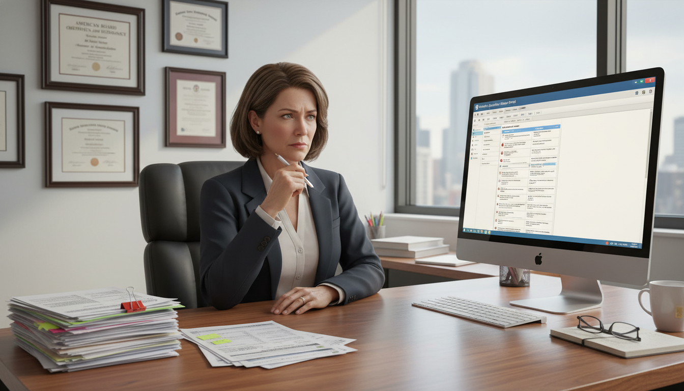 Program director reviewing OB GYN residency applications Program director reviewing OB GYN residency applications - IMG residency guide for Addressing Red Flags for International Med