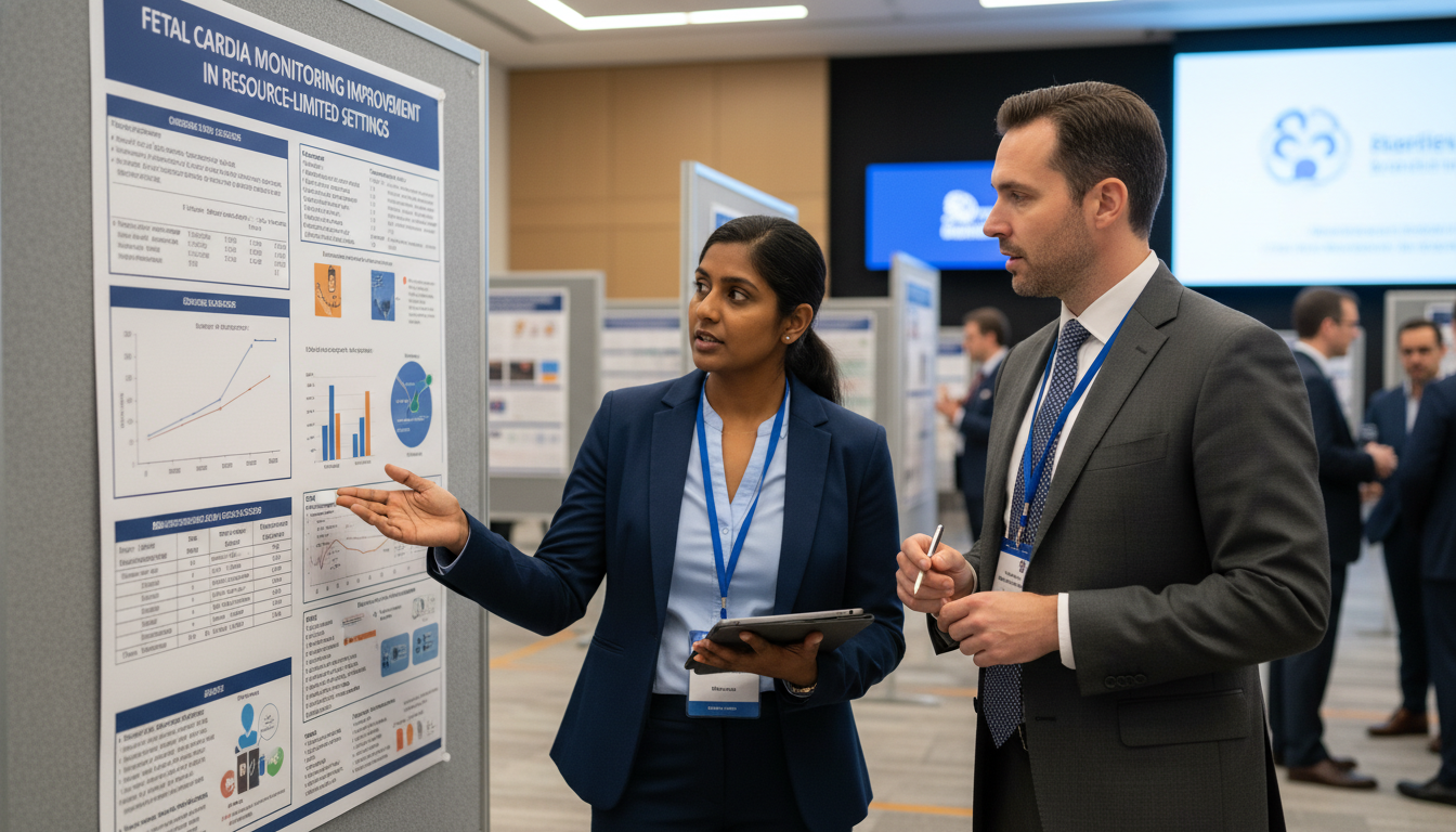 IMG presenting obstetrics and gynecology research poster IMG presenting obstetrics and gynecology research poster - IMG residency guide for Research Profile Building for Internationa
