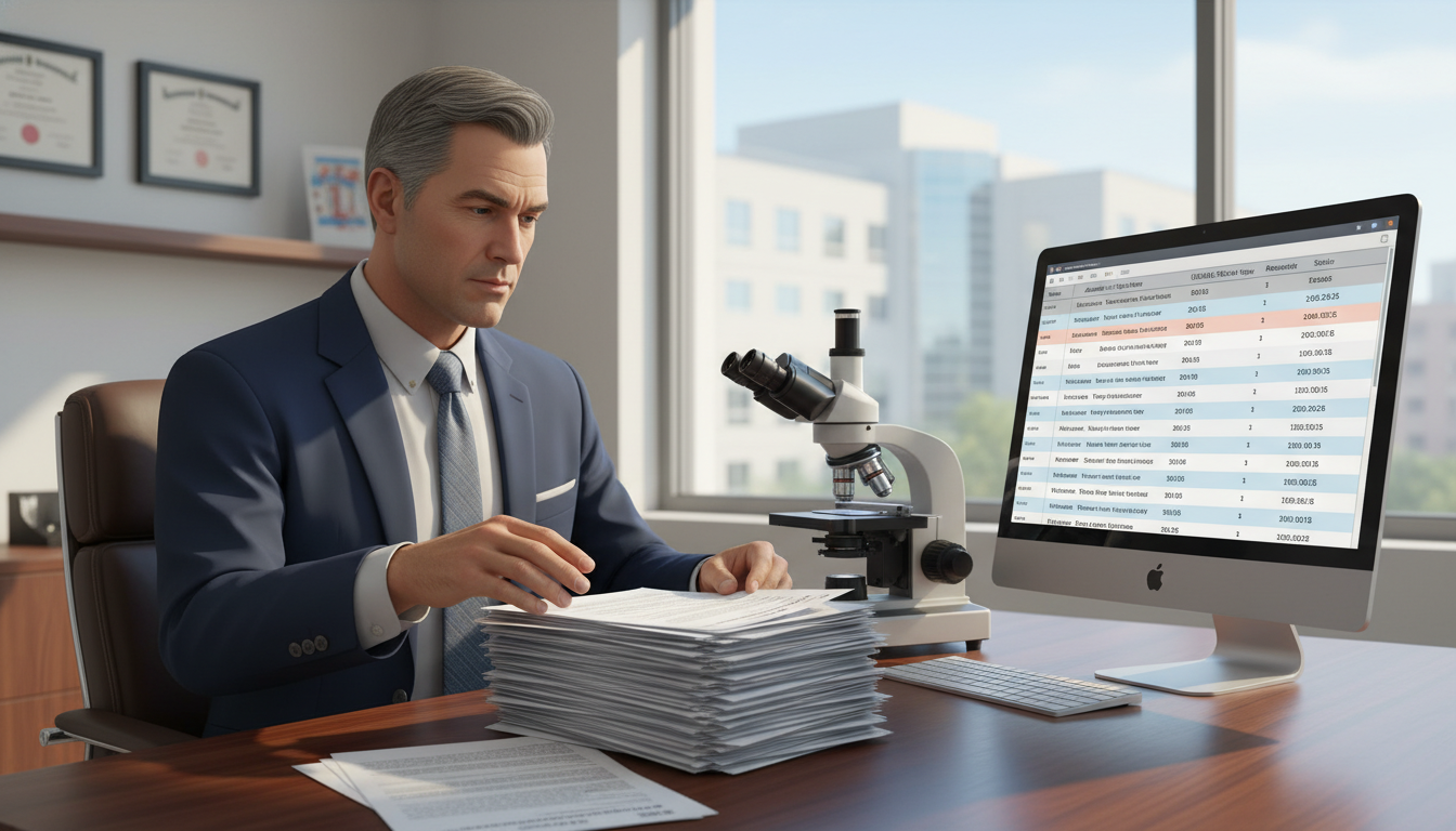 Program director reviewing pathology residency CVs Program director reviewing pathology residency CVs - IMG residency guide for CV Building for International Medical Graduate (