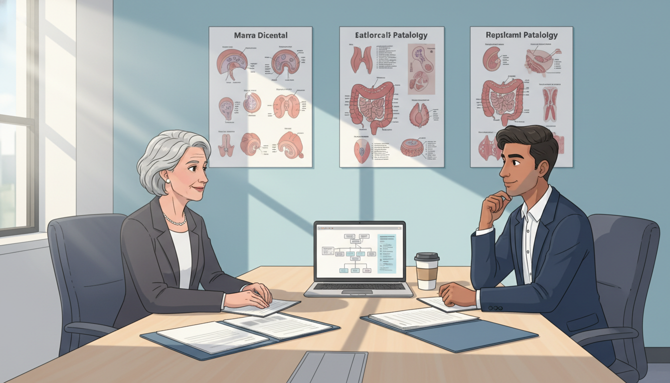 Pathology program director and international medical graduate in professional conversation Pathology program director and international medical graduate in professional conversation - IMG residency guide for Pre-Matc