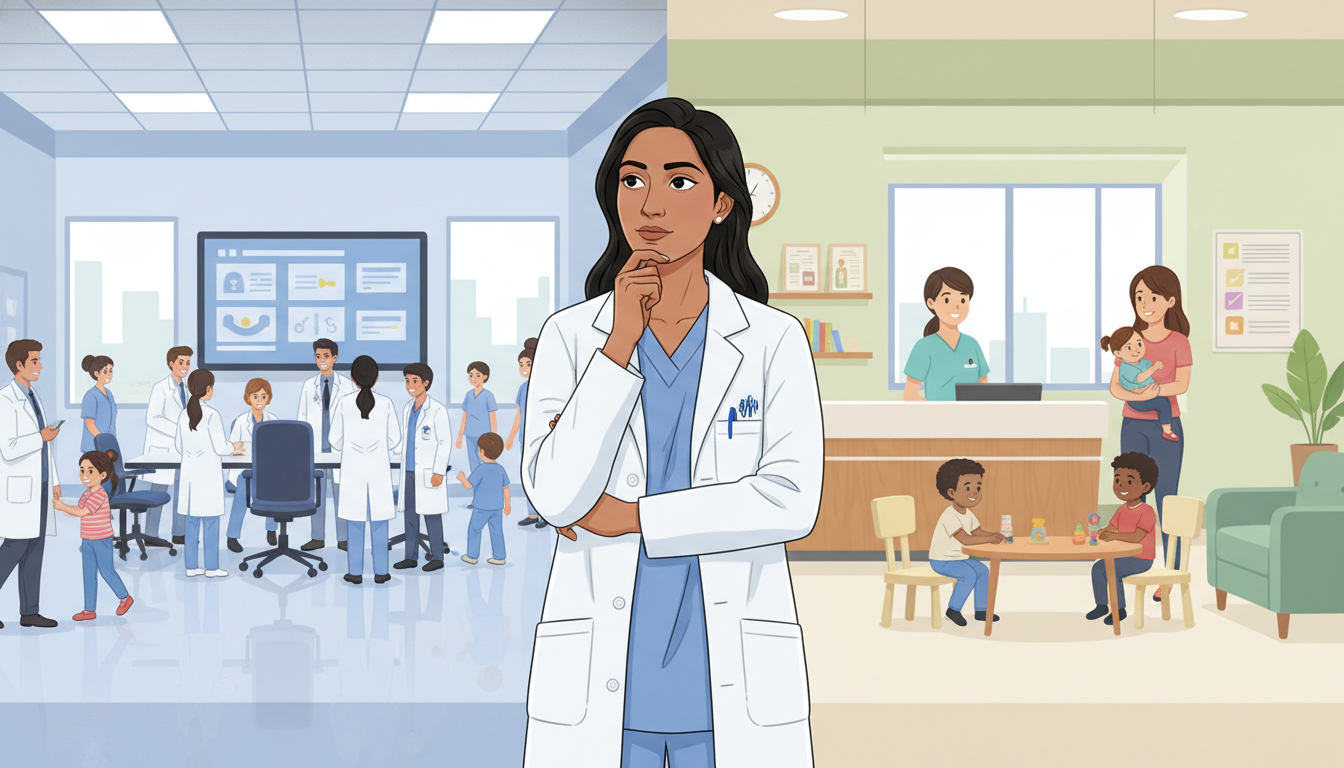 IMG Residency Guide: Choosing Between Academic vs Private Practice in Pediatrics