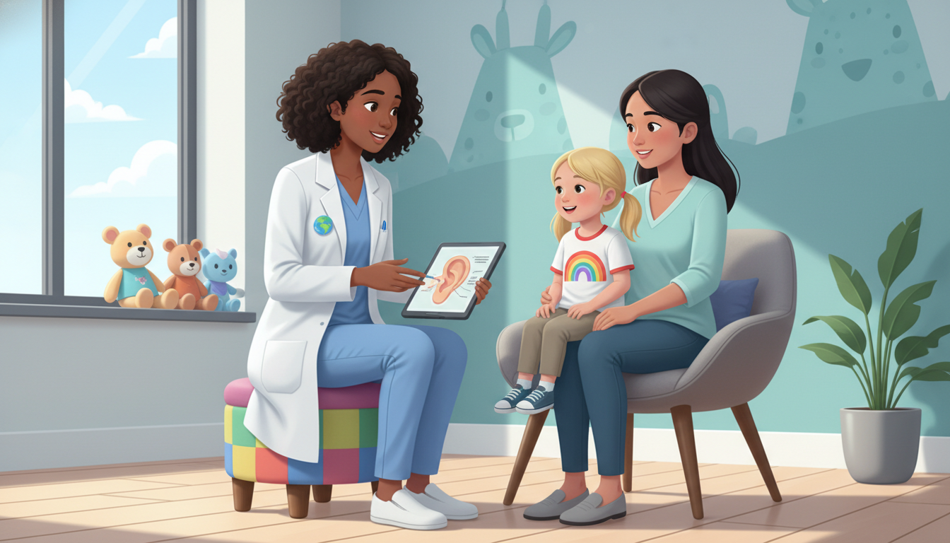 Pediatric resident communicating with parent and child Pediatric resident communicating with parent and child - IMG residency guide for Common Interview Questions for International