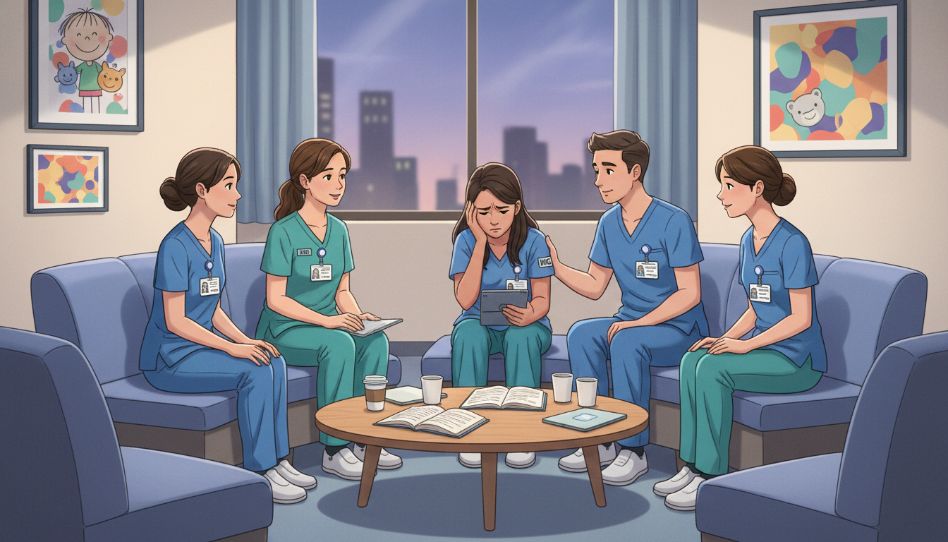 Pediatric residents supporting an IMG colleague Pediatric residents supporting an IMG colleague - IMG residency guide for Identifying Malignant Programs for International Me