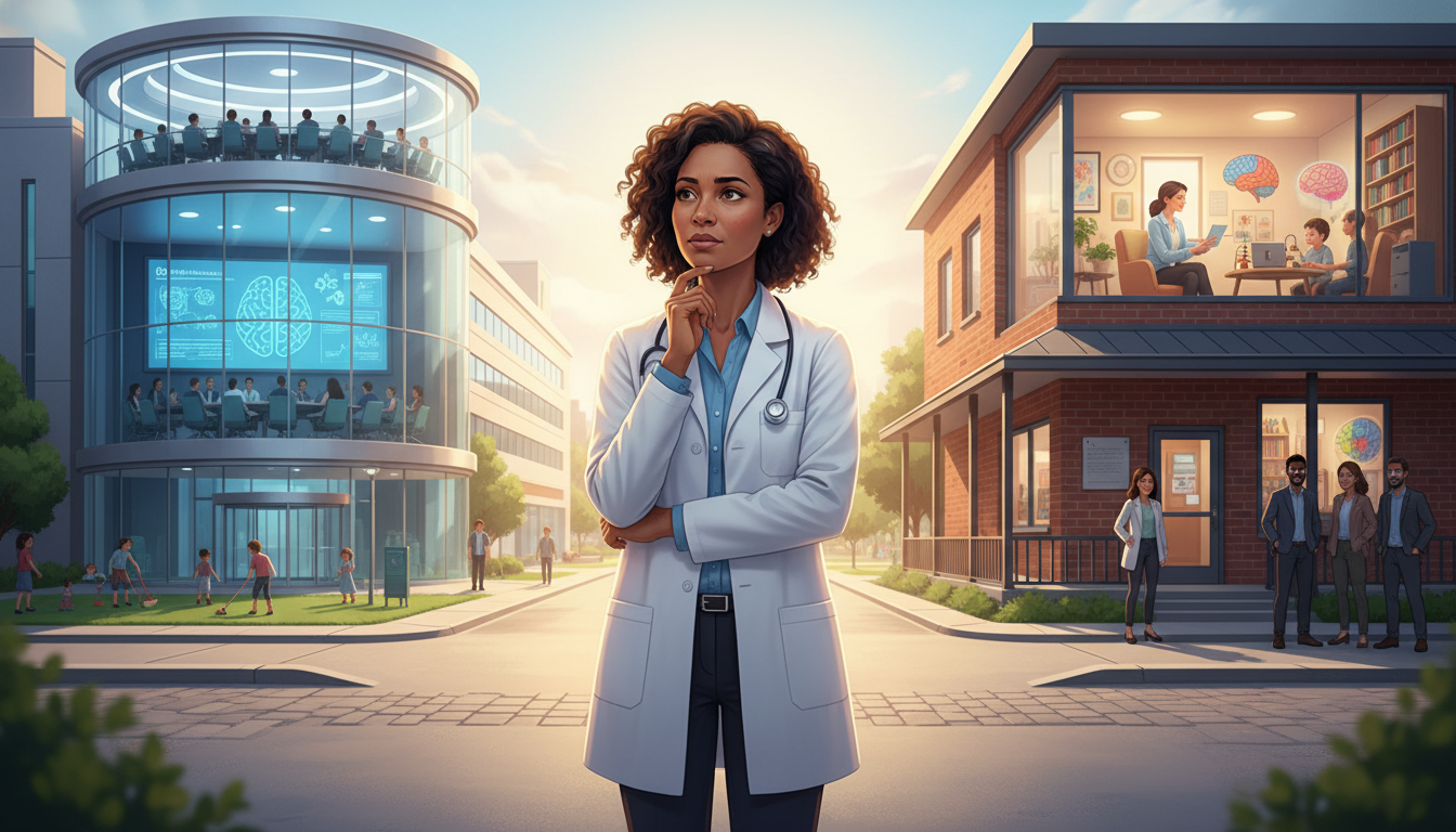 IMG Residency Guide: Choosing Between Academic vs Private Practice in Peds-Psych