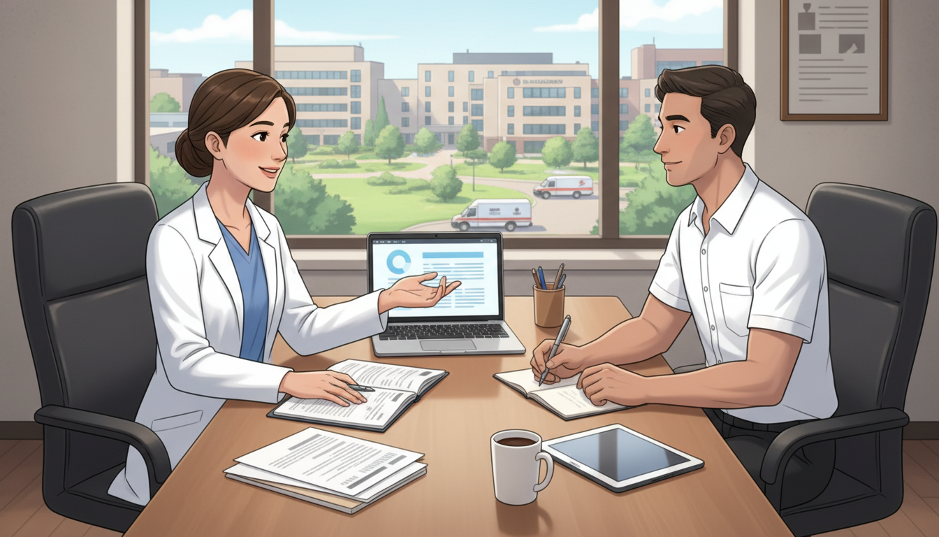 Attending physician mentoring international medical graduate on child psychiatry rotation - IMG residency guide for Away Rota