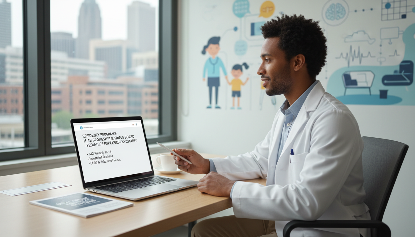 Ultimate IMG Residency Guide: H-1B Sponsorship for Peds-Psychiatry