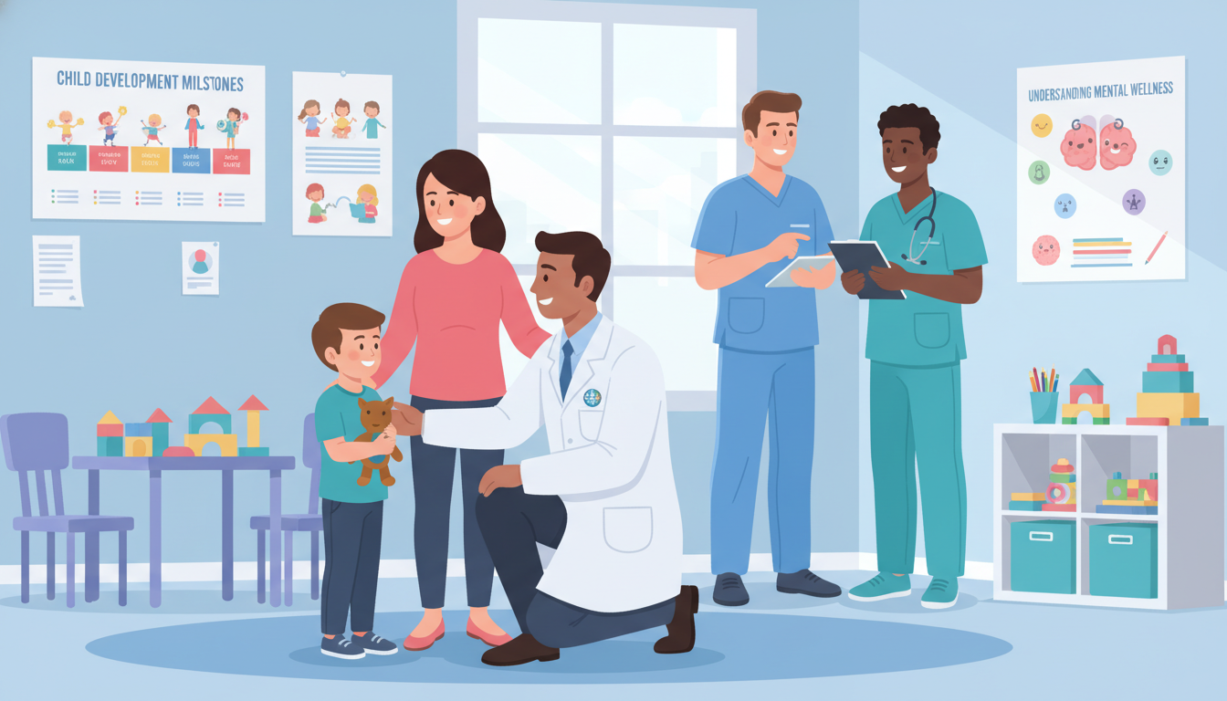 IMG resident working with a pediatric patient in a behavioral health clinic IMG resident working with a pediatric patient in a behavioral health clinic - IMG residency guide for H-1B Sponsorship Progra