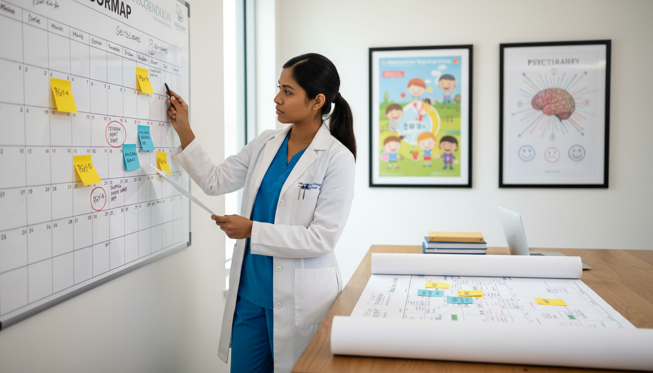 Timeline planning for IMG in pediatrics-psychiatry residency - IMG residency guide for Job Search Timing for International Me