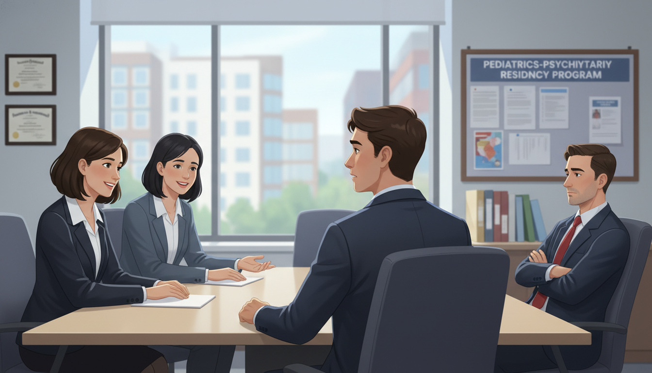 Residency interview scene showing mixed positive and negative nonverbal cues Residency interview scene showing mixed positive and negative nonverbal cues - IMG residency guide for Identifying Malignant