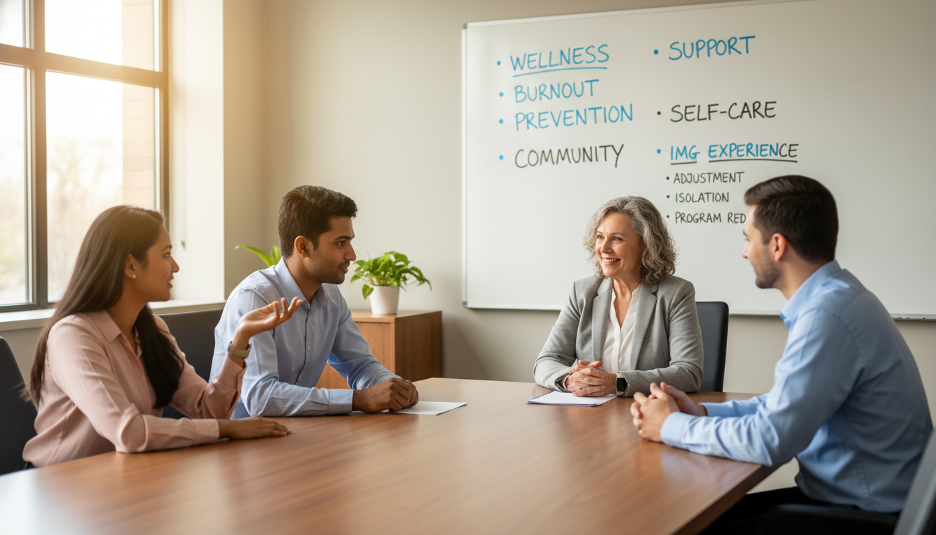 Residency wellness and support discussion among pediatric-psychiatry residents Residency wellness and support discussion among pediatric-psychiatry residents - IMG residency guide for Identifying Malignan