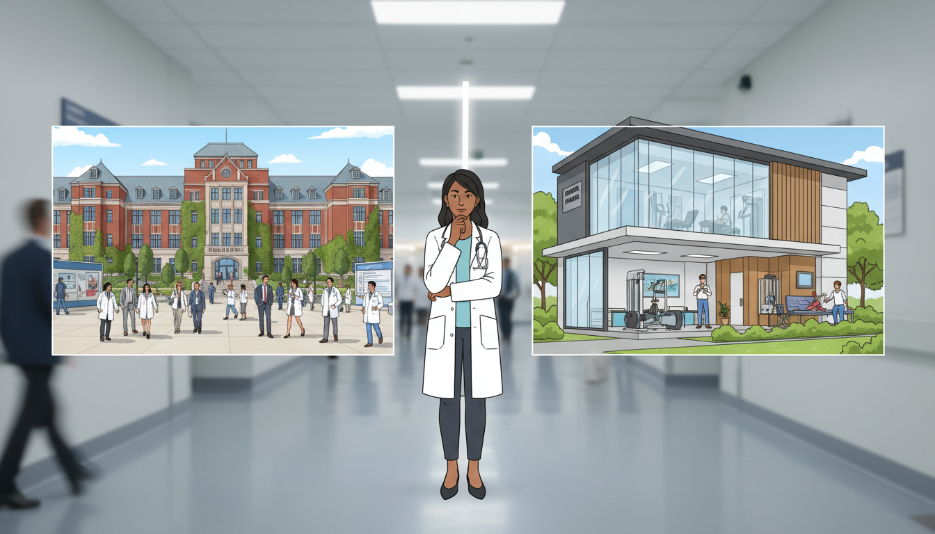 Choosing Academic vs. Private Practice: IMG Guide for PM&R Residency