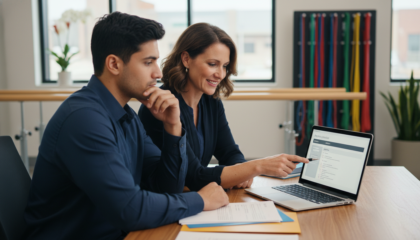 Physiatry resident discussing application issues with mentor Physiatry resident discussing application issues with mentor - IMG residency guide for Addressing Red Flags for International