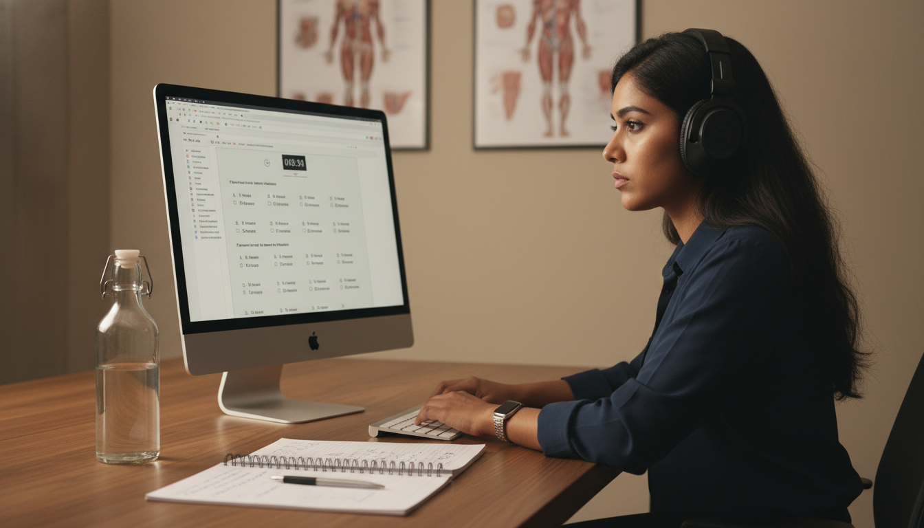 International medical graduate taking a USMLE Step 2 CK practice exam International medical graduate taking a USMLE Step 2 CK practice exam - IMG residency guide for USMLE Step 2 CK Preparation f