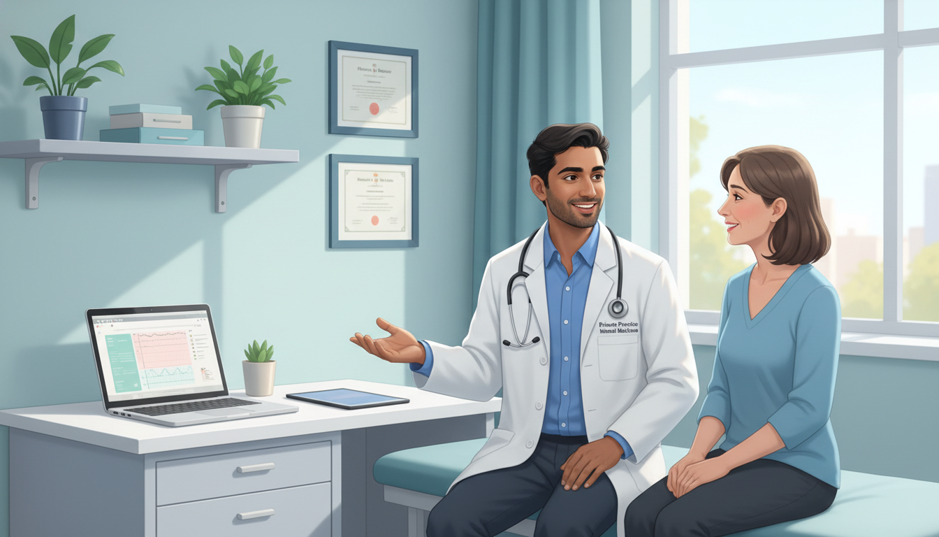 IMG physician in community-based private practice clinic IMG physician in community-based private practice clinic - IMG residency guide for Academic vs Private Practice for Internati