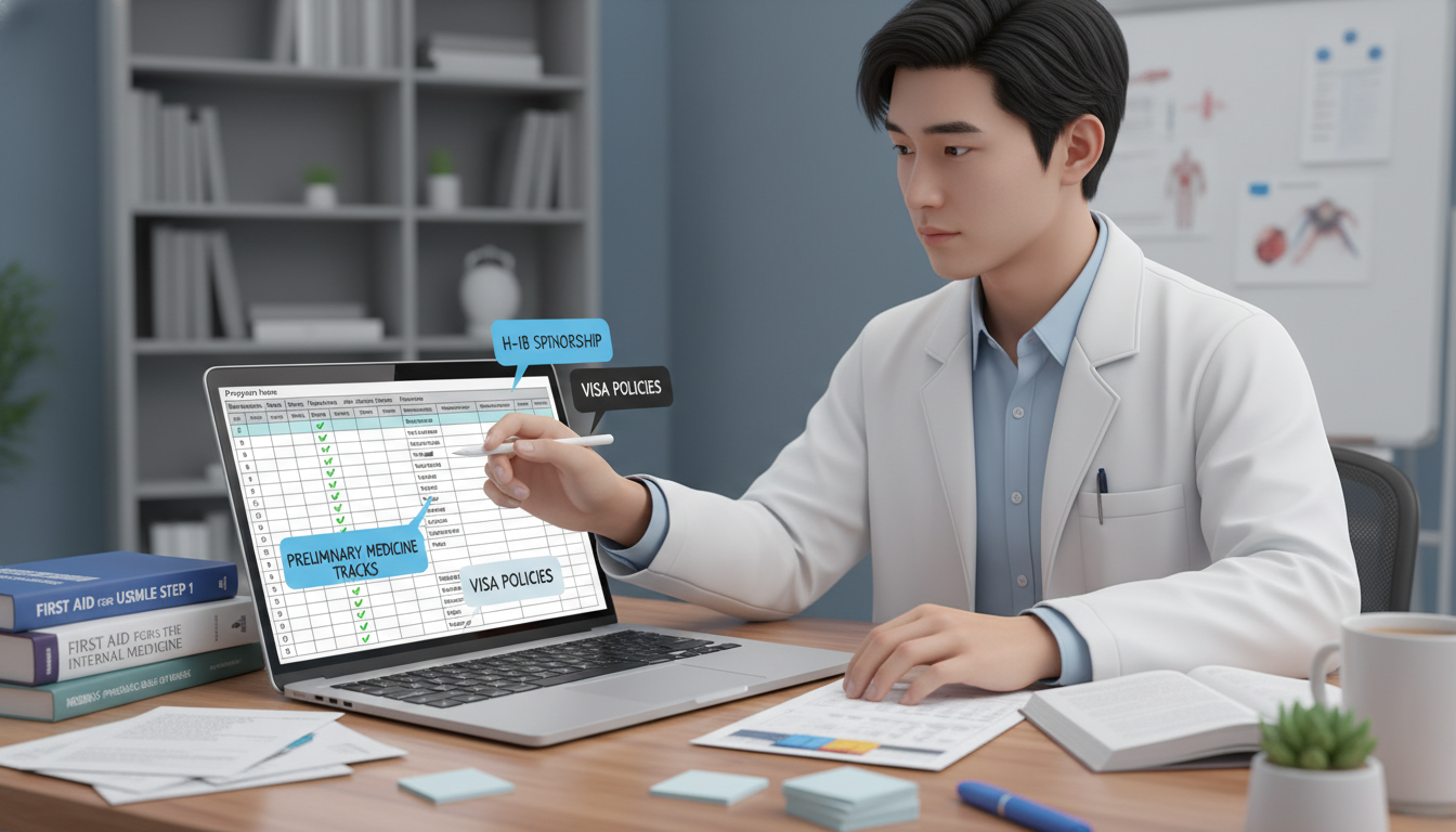 International medical graduate creating a list of H-1B friendly preliminary medicine programs International medical graduate creating a list of H-1B friendly preliminary medicine programs - IMG residency guide for H-1B