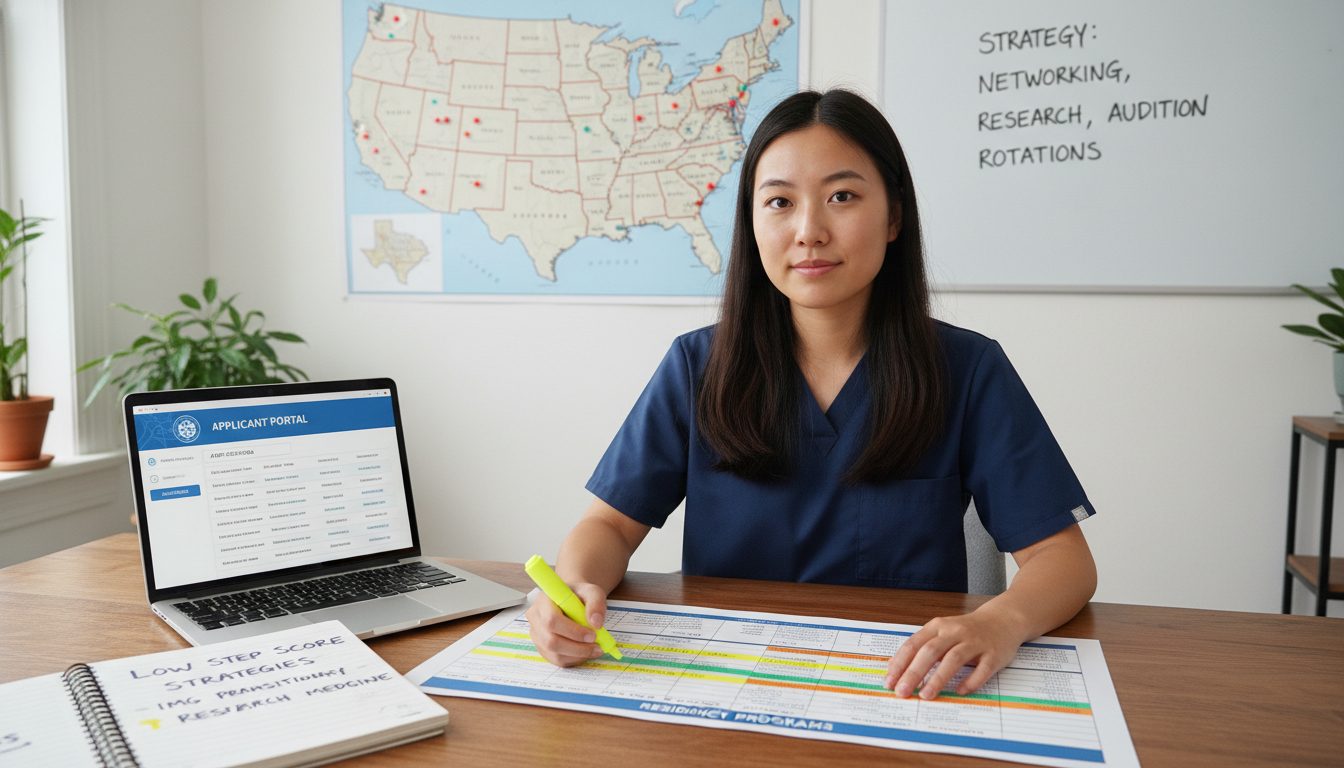 Residency application strategy planning for international medical graduate Residency application strategy planning for international medical graduate - IMG residency guide for Low Step Score Strategie