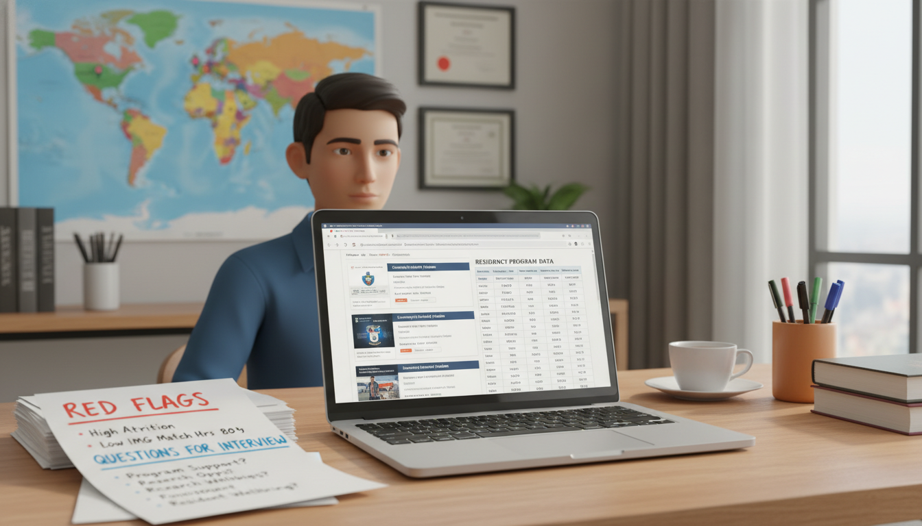 Resident studying residency program information and match data Resident studying residency program information and match data - IMG residency guide for Identifying Malignant Programs for I