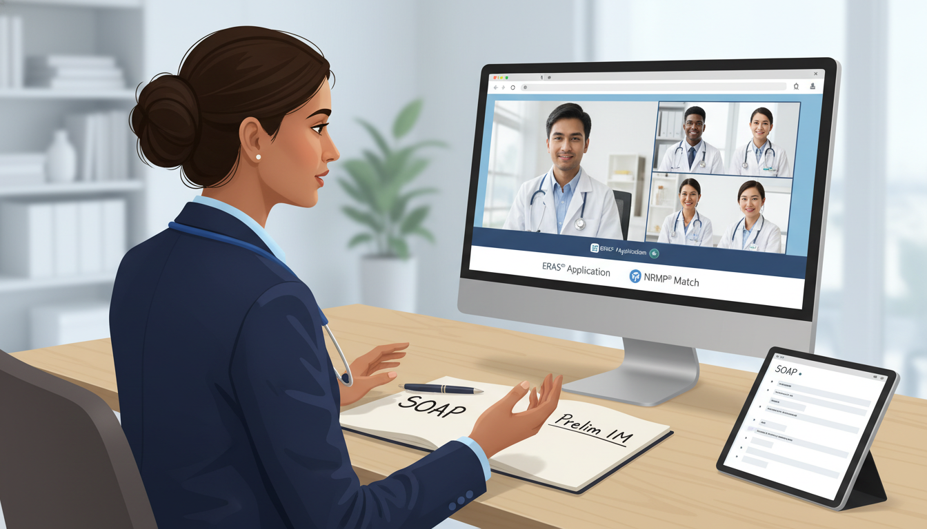 IMG during Match Week participating in SOAP interviews - IMG residency guide for SOAP Preparation for International Medical G