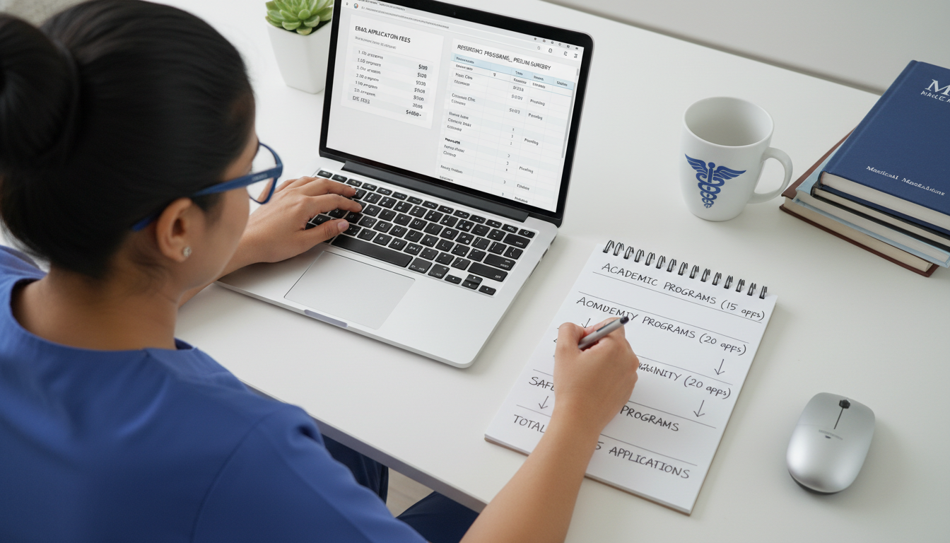 IMG comparing number of preliminary surgery residency applications with budget and competitiveness - IMG residency guide for
