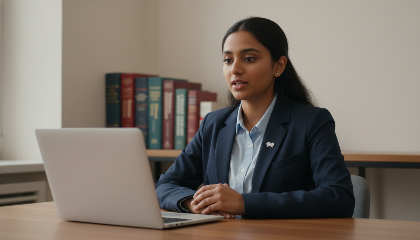 IMG interviewing virtually for a preliminary surgery position during SOAP - IMG residency guide for SOAP Preparation for Inte