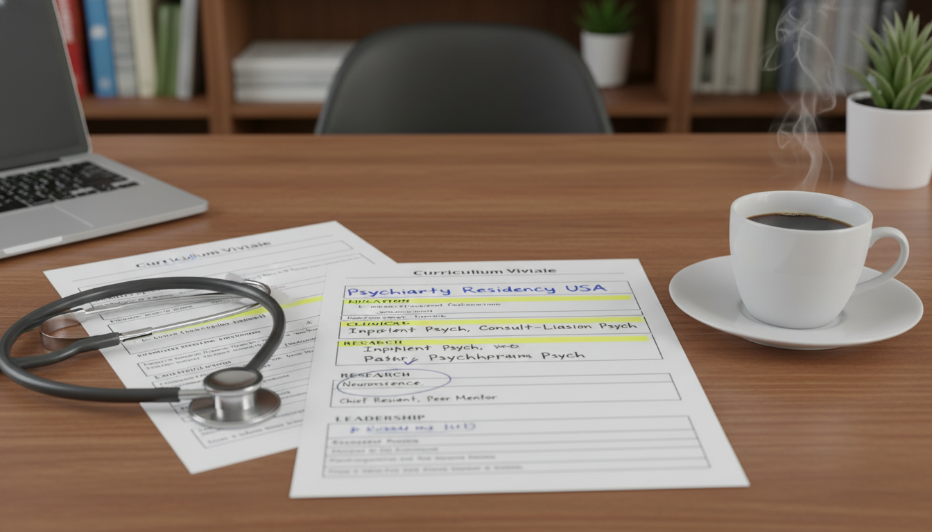 Sections of a strong psychiatry residency CV for an international medical graduate Sections of a strong psychiatry residency CV for an international medical graduate - IMG residency guide for CV Building for