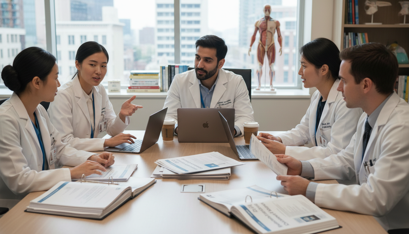 International psychiatry residents collaborating and mentoring each other International psychiatry residents collaborating and mentoring each other - IMG residency guide for Fellowship Preparation fo